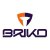 BRIKO11 BRIKO QUARTER WIT/ROOD/ZWART LARGE 58/62 CM