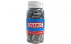Elvedes buitenkabelhoedjes  Ø4,3mm PVC - zilver (150 stuks)