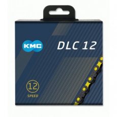 KMC DLC 12 KETTING ZWART/GEEL126L